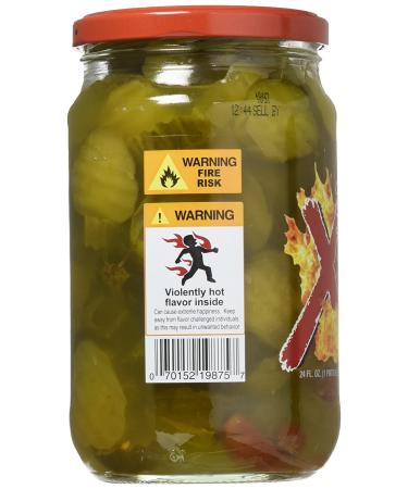 Best Maid Xtreme Hot Pickle Bitez 24oz Jar - Pack of 2 | Spicy Snack Delight - Buy Online on GoSupps.com