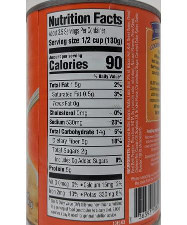 Glory Seasoned Butter Beans Bundle - 6 x 14.5 Oz Cans | Southern Style Beans with Recipe Sheet - Buy Online on GoSupps.com