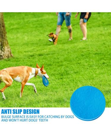 Buy Bite-Proof Dog Frisbee | 18 cm Natural Rubber Flying Disc | Ideal for Training Throwing & Water Play - Buy Online on GoSupps.com