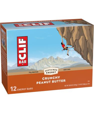 Buy Clif Bar Crunchy Peanut Butter Energy Bars 12 Pack | International Shipping Available - Buy Online on GoSupps.com
