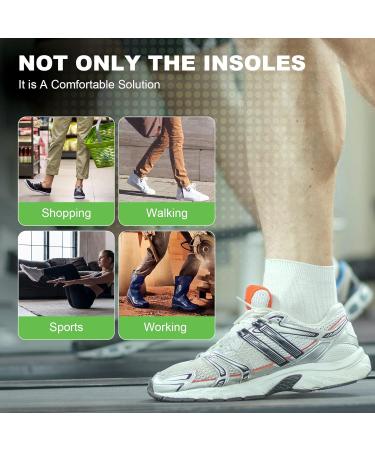 Plantar Fasciitis Pain Relief Insoles - Orthotic Arch Support Motion Control Inserts for Flat Feet - Comfortable Footwear Solutions for Men & Women (XS - Buy Online on GoSupps.com