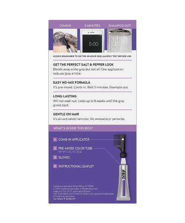 Just for Men Touch of Gray Comb-In Hair Color Black T-55 â€“ 1.4 oz (40g) | Effortless Solutions for Men - Buy Online on GoSupps.com