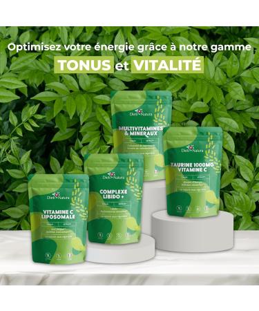 DIETI NATURA - Libido Complex + - Female & Male Libido Booster - Maintains Testosterone Levels - Zinc - Non-GMO Gluten & Lactose Free - Made in France - 120 Capsules - Buy Online on GoSupps.com