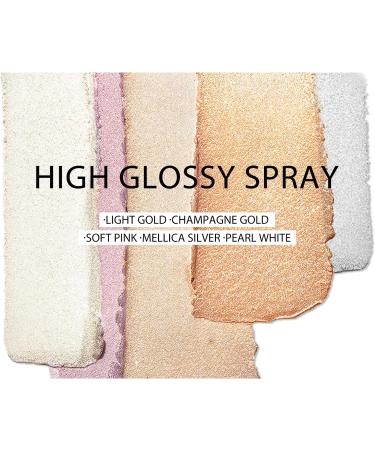 Ownest Champagne Glitter Powder Highlighter Spray - Shimmer Sparkle Makeup for Face & Body - Buy Online on GoSupps.com