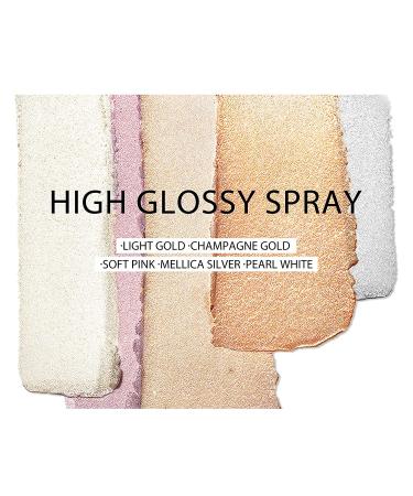 KYDA Highlighter Powder Spray - Champagne Gold | Shimmer Sparkle Makeup for Face & Body - Buy Online on GoSupps.com