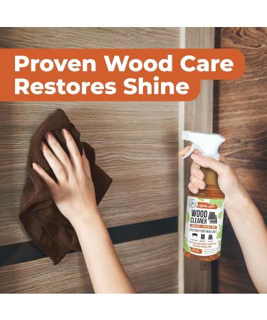 Mighty Mint Wood Cleaner & Conditioner - Non-Toxic Spray for Wood Renewal Natural Peppermint Scent 16oz - International Shipping Available - Buy Online on GoSupps.com