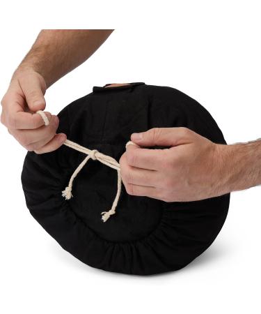 Buy Doyouryoga Round Yoga Pillow - 30cm x 15cm Washable Cover Organic Spelt or Buckwheat Filling | Perfect for Yin Yoga & Meditation - Buy Online on GoSupps.com