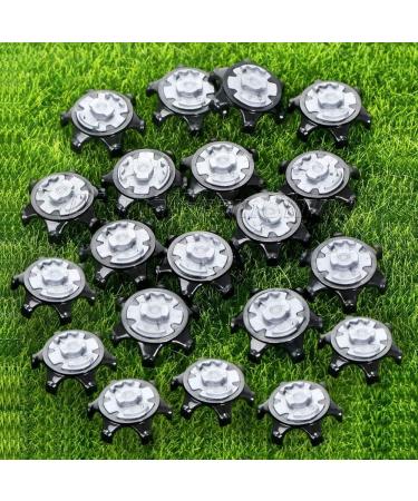 Sansheng Easy Change Golf Shoe Studs - 30pcs Anti-Skid Replacement Spikes (Black) - Buy Online on GoSupps.com