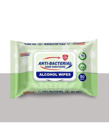 Germisept 75% Alcohol Hand Sanitizing Wipes - 3 Packs (150 Wipes Total) - Buy Online on GoSupps.com