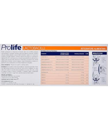  Prolife Prolife Lactobacilli Vzdt018 - Probiotic Supplement (Vivt Alpine Ferments): 4.3 billion per dose - 160 G - Buy Online on GoSupps.com