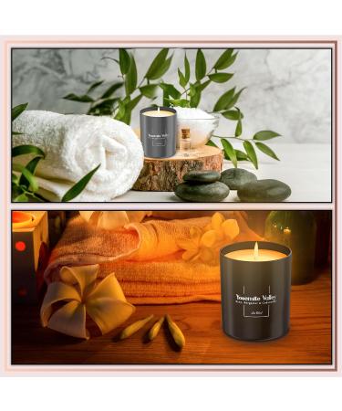Relaxd Premium Yosemite Valley Scented Soy Wax Candle - Pine Bergamot & Cedarwood Aromatherapy, Hand Poured for Long Lasting Pleasure - Buy Online on GoSupps.com
