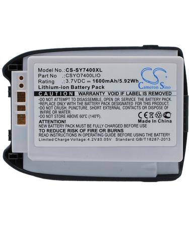 Buy 3.7V 1600mAh CSYO7400LIO Battery Replacement for MM7400 SCP-7400 SCP-7300 - International Shipping Available - Buy Online on GoSupps.com