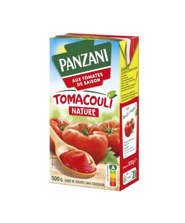 Panzani Fresh tomato puree, plain, without added water - The brick of 500 g
