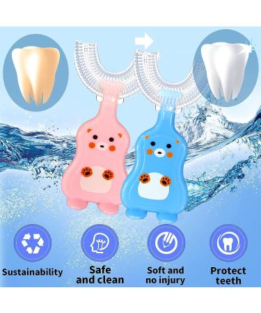 Buy Himbiu U-Shaped Toothbrush for Kids - Soft Brush for Gentle Gum Massage (2-Pack) - Ideal for Ages 2-6 - International Shipping Available - Buy Online on GoSupps.com