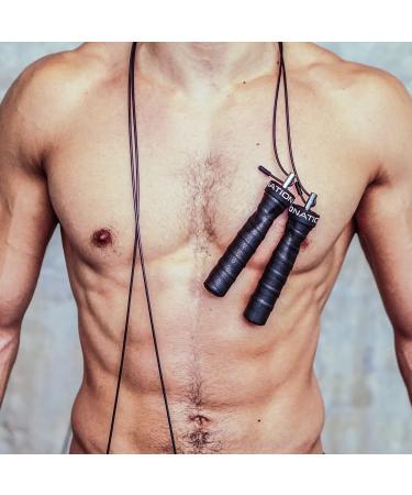 WOD Nation Attack Speed Jump Rope Adjustable Two Cable Skipping System for Double Unders Ideal for CrossFit Black, 11ft - Buy Online on GoSupps.com