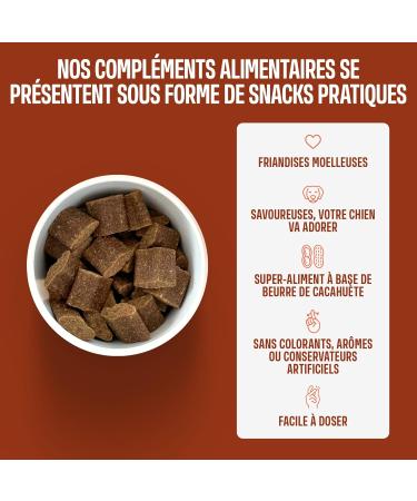 ivvi Anal Gland - Snacks to Support Dogs' Anal Gland Health. Contains Pumpkin Psyllium Flax Dandelion Nettle and Prebiotics. 60 Snacks (270g) with Peanut Butter Base. - Buy Online on GoSupps.com