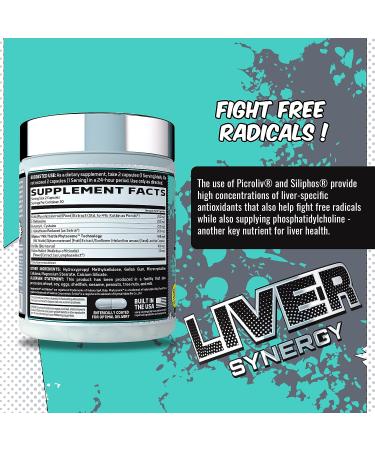 Glaxon Liver Synergy - Comprehensive Liver Support with Milk Thistle, Adaptogenic Herbs, L-Glutathione, NAC & Antioxidants - 30 Servings - Buy Online on GoSupps.com