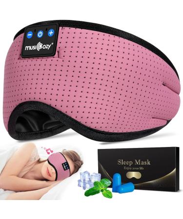 Musicozy Sleep Headphones: Bluetooth 5.2 Headband with Wireless Eye Mask and Earbuds - 2 Pack for Side Sleepers, Women, Office, Air Travel - Cool Tech Gadgets and Unique Gifts - Buy Online on GoSupps.com