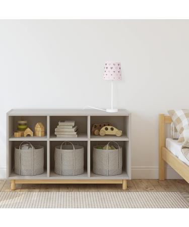  Buy Relaxdays Children s Bedside Lamp - Pink-White Hearts Fabric Lampshade | Perfect for Baby & Child | HxD: 43 x 16 cm - International Shipping Available  - Buy Online on GoSupps.com