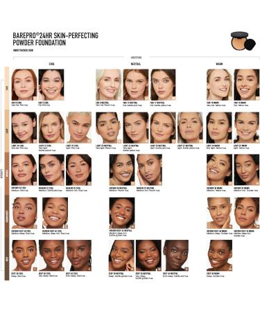BarePro 24HR Skin Perfecting Powder Foundation Light 25 - 8g - Buy Online on GoSupps.com