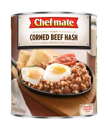 Chef-mate Corned Beef Hash, Canned Food and Canned Meat, 6 lb 11 oz