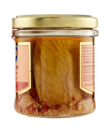 Rio Mare Tuna Fillets with Chili in Olive Oil - 130g | Premium Quality Imported Tuna for Gourmet Cooking - Buy Online on GoSupps.com