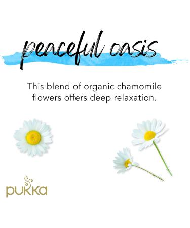 Pukka Three Chamomile Organic Herbal Tea with African Egyptian and European Chamomile Flower for a Relaxing Moment(4x20 Tea Bags) Three Chamomile 20 Count (Pack of 4) - Buy Online on GoSupps.com