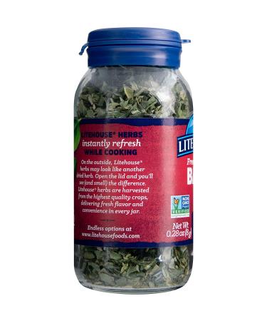Litehouse Freeze Dried Basil 0.28 oz - 2 Pack - Buy Online on GoSupps.com
