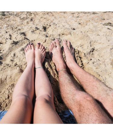 ENERCOPPEX 99.99% Pure Titanium Magnetic Foot Chain 3500 Gauss Arthritis Relief & Weight Loss for Men & Women - Buy Online on GoSupps.com