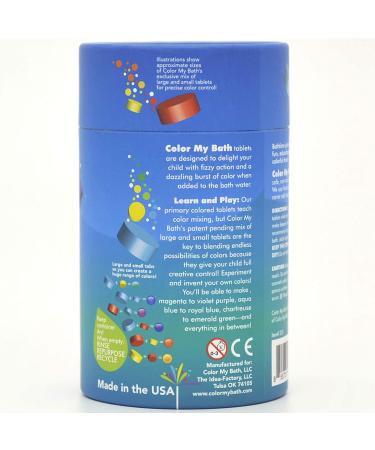 Color My Bath - 300 Eco-Friendly Fizzy Color Changing Tablets | Kids Bath Time Activity | Safe & Non-Toxic - Buy Online on GoSupps.com