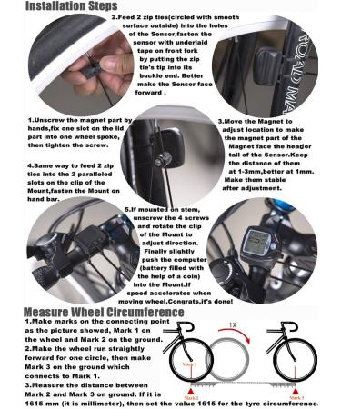 SOON GO Bike Speedometer - Wireless Waterproof Bicycle Computer with LCD Display for Accurate Speed Tracking & Multi-Function - Buy Online on GoSupps.com