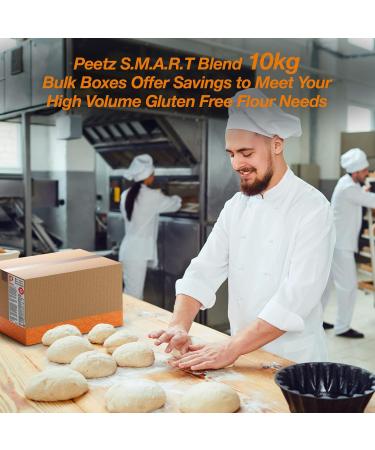 Peetz Gluten Free Flour S.M.A.R.T Blend One To One Baking Flour. 60% Whole Grains And Seeds. All Purpose Mix For Bread Pizza Pasta Cookies Cakes and Healthy Snacks. High Protein. Non-GMO. 10 kg - Buy Online on GoSupps.com