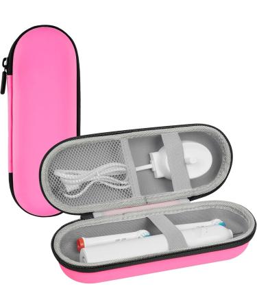LOPHE Electric Toothbrush Travel Case Dustproof Toothbrush Storage Holder Portable Toothbrush Protective Cover Bag Electric Toothbrush Case Container for Business Camping Travel (Magenta) - Buy Online on GoSupps.com