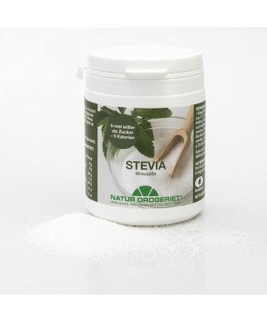 Nature Drugstore Stevia Powder - Zero Calorie Natural Sweetener | Vegan & Ideal for Drinks Cooking & Baking - 175g - Buy Online on GoSupps.com