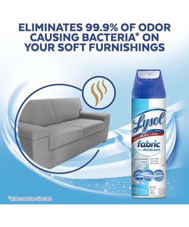 Lysol Fabric Disinfectant Spray | Sundrenched Linen | 15 FL. Oz | Sanitizing & Antibacterial Formula - Buy Online on GoSupps.com