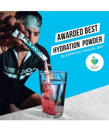 Revival Rapid Rehydration Electrolytes Powder - High Strength Vitamin C & B Vitamins - 30 Pack Summer Fruits - Hydration Tablets for Energy & Recovery - Buy Online on GoSupps.com