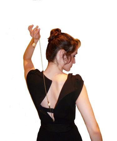 ZipHer - Best Dress Zipper Helper - Unique Long Hook for Mid-Back Zip-Ups & Easy Removal - Audrey Hepburn Inspired  All Metal - Industrial Chic - Strong & Ergonomic
