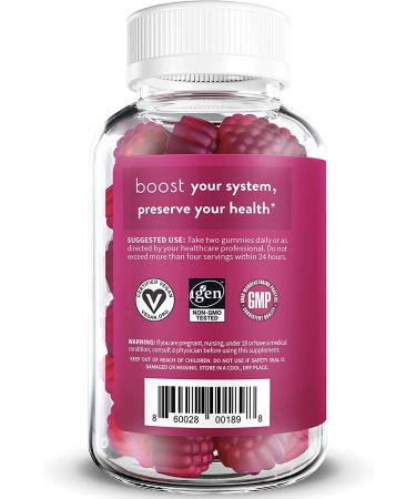 Boost Premium Elderberry Gummies with Zinc & Vitamin C - Non-GMO Vegan, 60ct - Buy Online on GoSupps.com