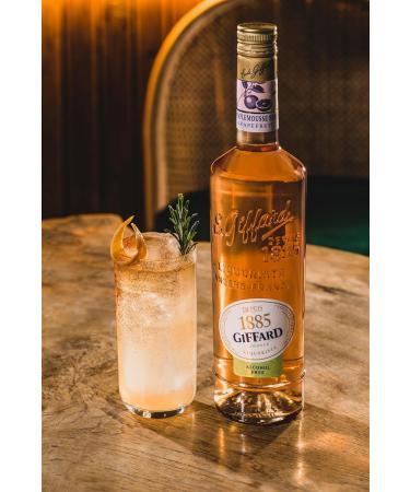 GIFFARD - Alcohol-free grapefruit - French recipe - Tonic and Refreshing - 70 cl - Buy Online on GoSupps.com