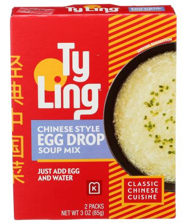 Ty Ling Egg Drop Soup Mix, 3 Ounce Boxes (Pack of 12)