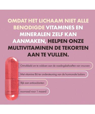 Incite Nutrition Womens Multivitamins 60 Capsules With 22 essential vitamins & minerals + Coenzyme Q10 Support for the immune system energy hormonal balance Suitable for vegetarians - Buy Online on GoSupps.com