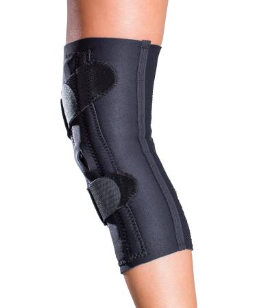 Buy DonJoy Lateral J Patella Knee Support Brace with Hinge - Drytex Right Leg Large | International Shipping Available - Buy Online on GoSupps.com