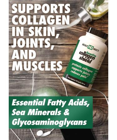 HEALTH DIRECT - BeActive Collagen Shield - 60 Capsules - Advanced Green-Lipped Mussel Supplement for Collagen Protection - Supports Collagen in Skin Joints and Muscles 60 Count - Buy Online on GoSupps.com
