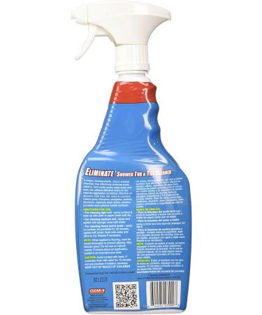 Eliminate Shower Tub & Tile Cleaner - Powerful 25 oz Formula for Easy Removal of Soap Scum & Grime | International Shipping Available - Buy Online on GoSupps.com