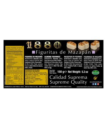 1880 Marzipan Figurines - 150g Handcrafted Spanish Mazapan Treats - Buy Online on GoSupps.com