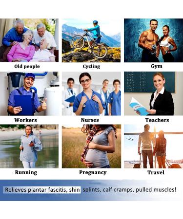 8 Pairs of Compression Stockings for Men & Women - 15-20 mmHg Support Socks for Nurses Athletics Travel & Medical Use (L-XL) - Buy Online on GoSupps.com