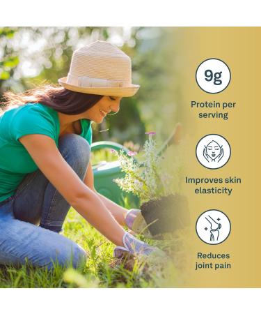 Organika Full Spectrum Collagen - Type 1 2 3 5 10 - Complete Collagen Naturally Containing Hyaluronic Acid and Elastin for Increased Hair Skin Nail Joints and Muscle Benefits - 250g 25 Servings - Buy Online on GoSupps.com