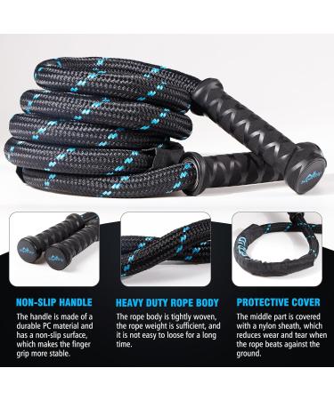 Super Trip Weighted Jump Rope for Adult Fitness - 360 Rotating Handles Heavy 3.1/3.4 lb Rope for Full Body Workout - Ideal for Men & Women - Buy Online on GoSupps.com