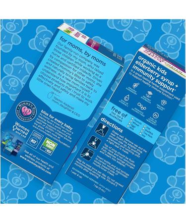 Mommy's Bliss Organic Elderberry Syrup - Immunity Boost 3 fl oz | Natural Wellness - Buy Online on GoSupps.com