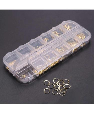 FANGO 3D Shape New Nail Clear Nail Pearl Diy Nail Art Decorations Rhinestone Manicure Tools #2 Openwork Rivets - Buy Online on GoSupps.com